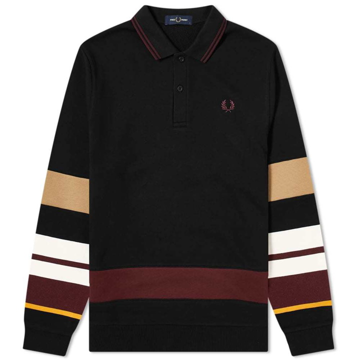 Photo: Fred Perry Authentic Long Sleeve Striped Polo
