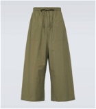 Loewe Paula's Ibiza cotton-blend wide-leg pants