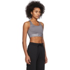 Nike Grey Swoosh Pocket Bra