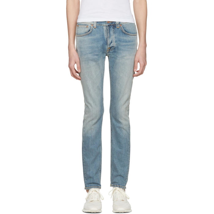 Photo: Nudie Jeans Blue Tilted Tor Jeans