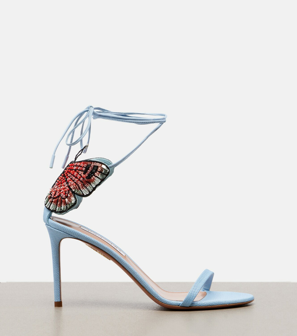 Aquazzura Papillon D'Amour embellished sandals