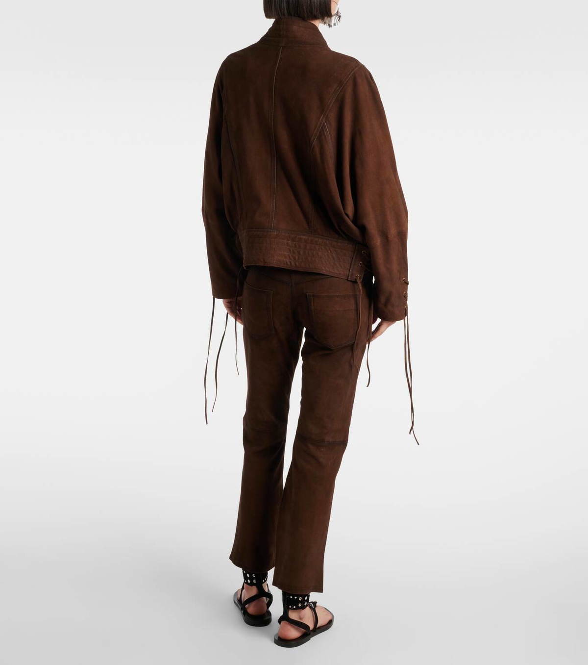 Isabel Marant Edina asymmetric suede jacket Isabel Marant