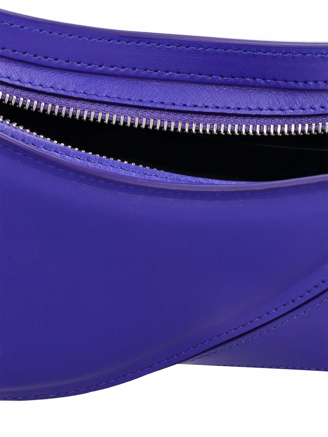 MUGLER - Mini Leather Spiral Curve Shoulder Bag