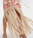 Zimmermann - Vitali Fringe linen minidress