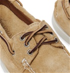 Quoddy - Downeast Suede Boat Shoes - Neutrals