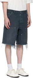 Maison Margiela Gray Stud Shorts