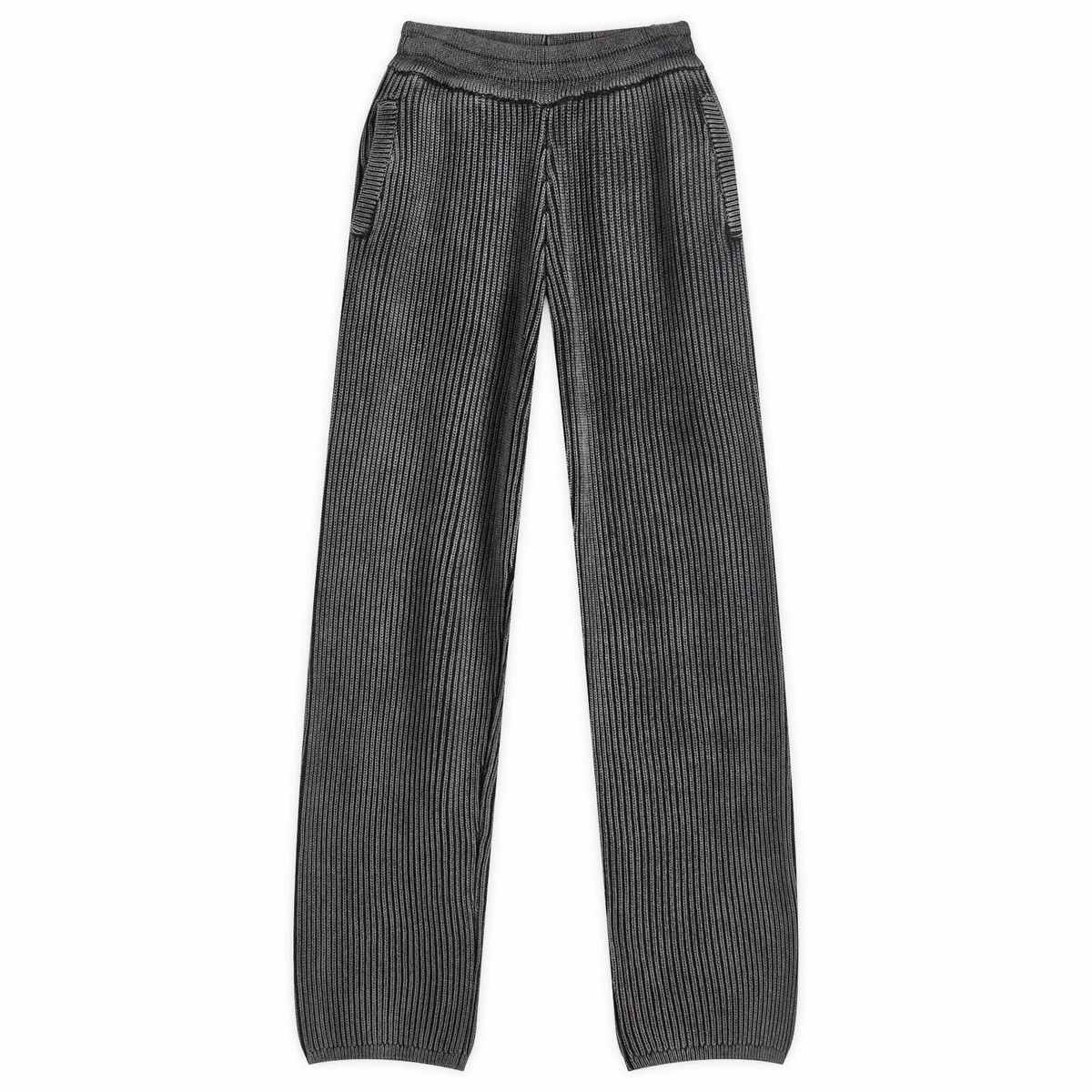 Cole Buxton Men's Acid Wash Knit Sweatpants in Black Cole Buxton