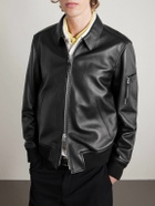 TOM FORD - Leather Blouson Jacket - Black
