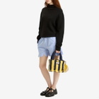 Charles Jeffrey Loverboy Women's Knitted Bucket Bag in Navy/Yellow 