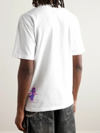 Stray Rats - Printed Cotton-Jersey T-Shirt - White
