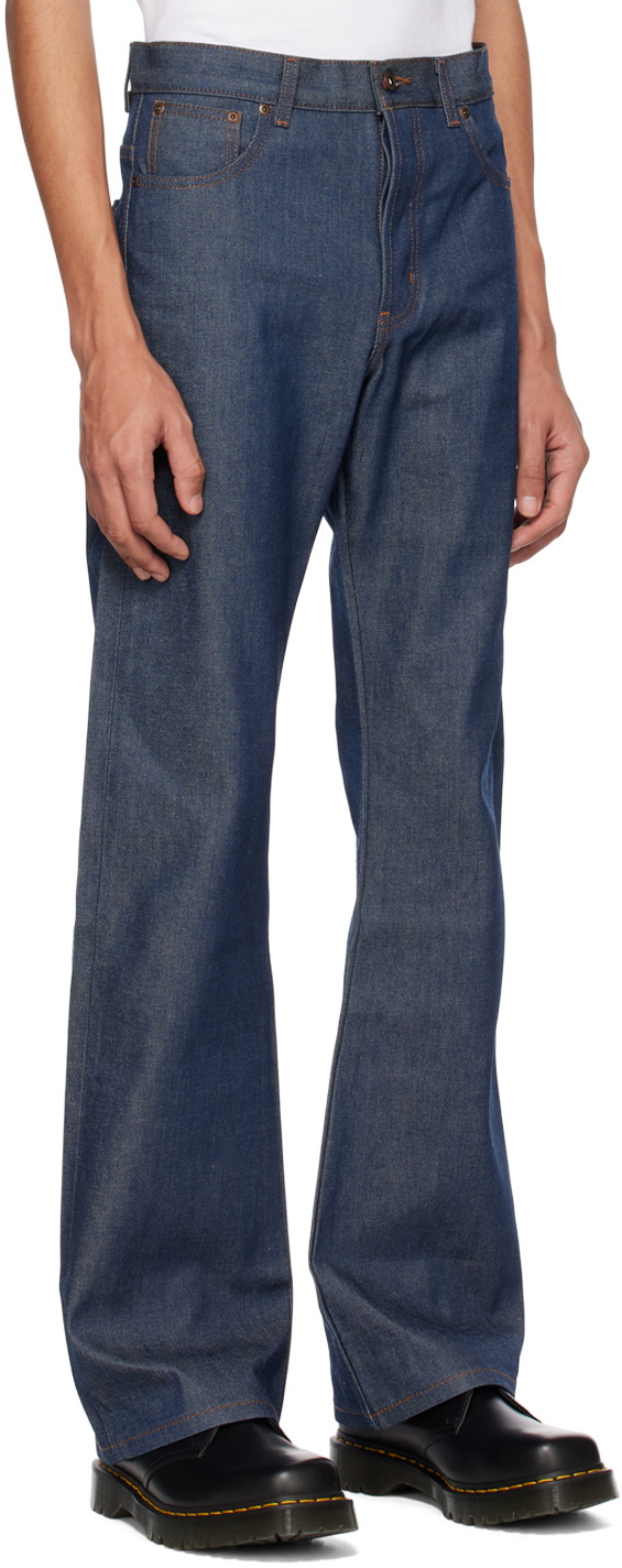 Naked & Famous Denim Indigo Groovy Guy Jeans Naked and Famous Denim