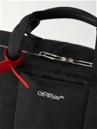 Off-White - Hard Core Logo-Appliquéd Shell Duffle Bag