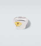 Tom Wood Mined gold-plated sterling silver ring