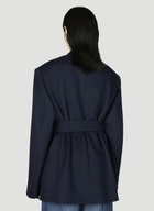 Bottega Veneta Double Wool Cashmere Belted Jacket