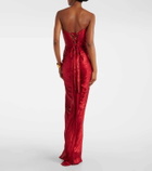 Maria Lucia Hohan Kiera silk tulle corset gown