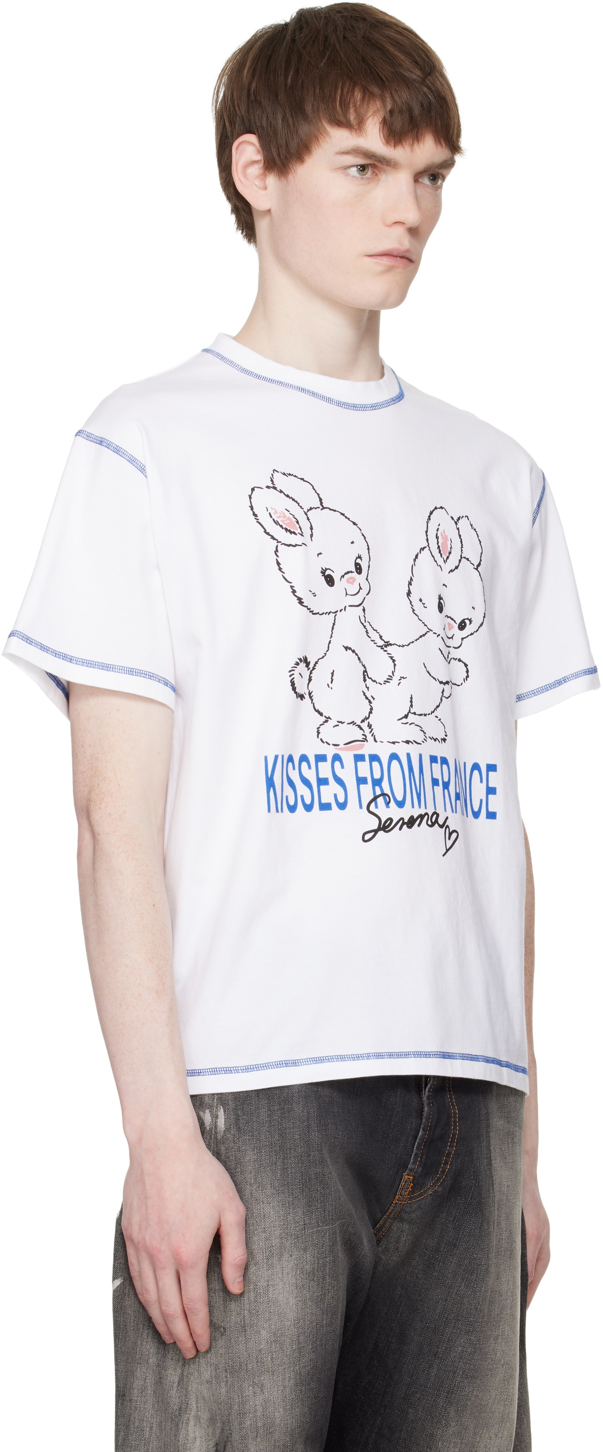 Carne Bollente White 'XOXO, Serena' T-shirt
