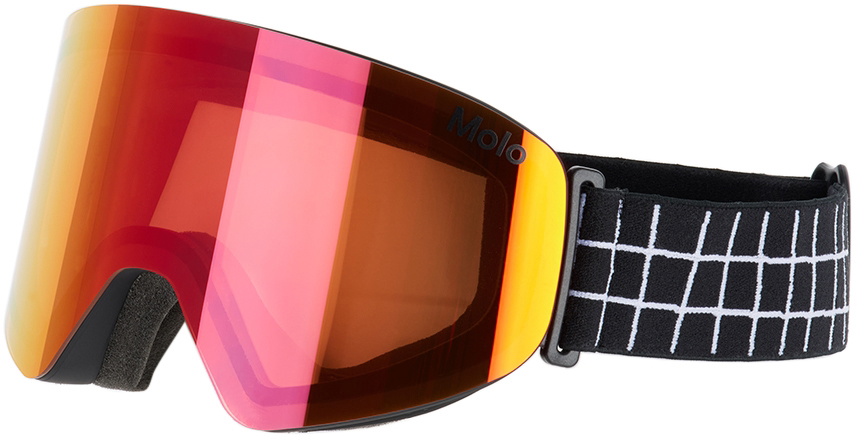 Molo Red & Gold Falcon Snow Goggles