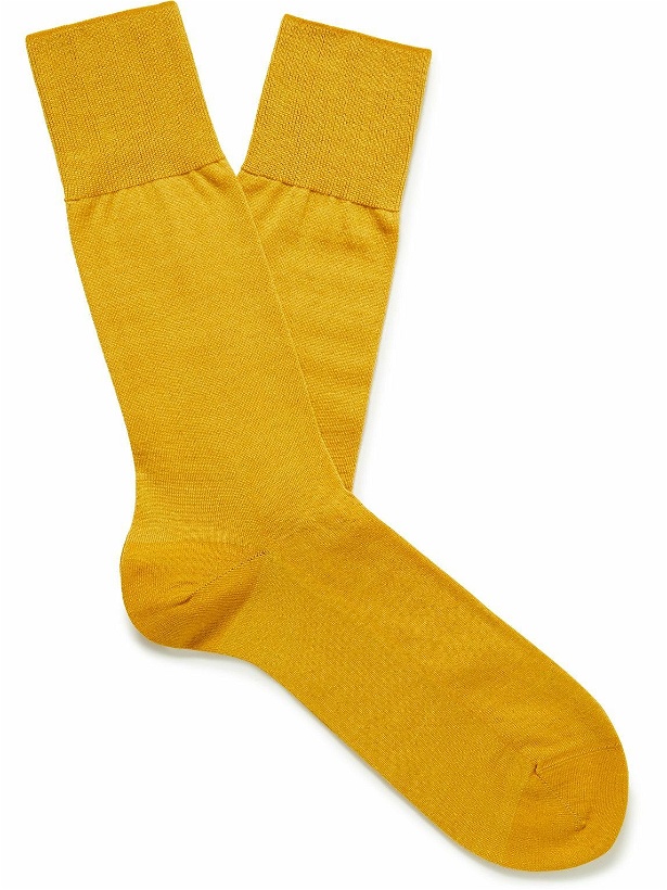 Photo: Falke - No 6 Merino Wool-Blend Socks - Yellow