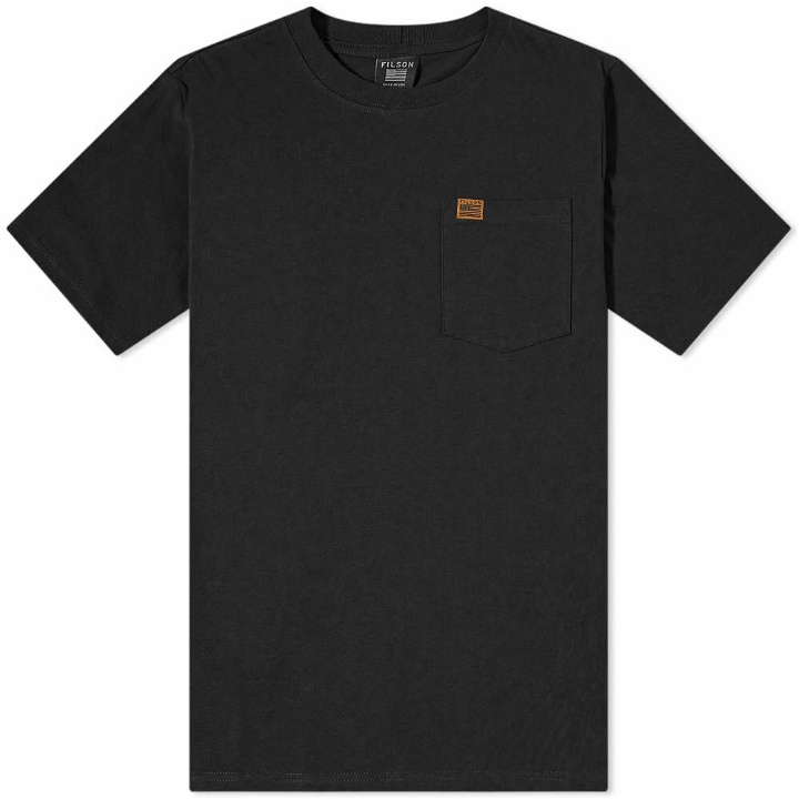 Photo: Filson Men's Pioneer Pocket T-Shirt in Black
