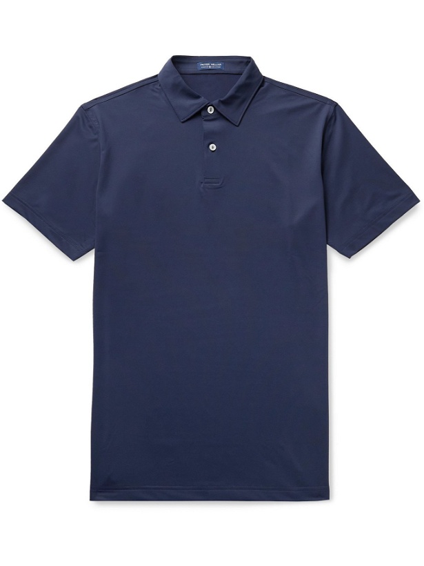 Photo: PETER MILLAR - Crown Slim-Fit Stretch-Jersey Polo Shirt - Blue - S