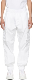 Valentino White 'VLTN' Tag Cargo Pants