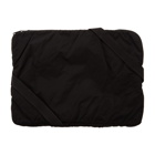 Stone Island Black Nylon Laptop Pouch