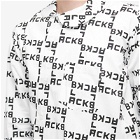 Comme des Garçons Black Men's x Filip Pagowski Print D Shirt in White/Black