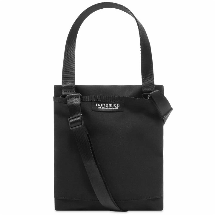 Photo: Nanamica Men's Water Repellent Shoulder Bag in Black