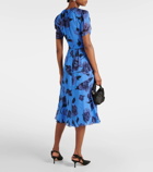 Erdem Floral silk midi dress