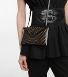 Alaïa Louise 20 Mini leather clutch