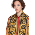 Versace Multicolor Silk Barocco Shirt