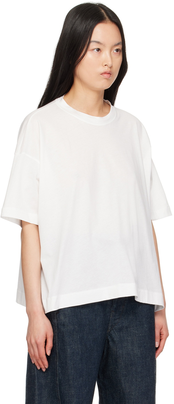 SOFIE D'HOORE  Tシャツ Sofie D'Hoore White Tilly T-Shirt Sofie D'Hoore