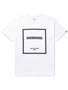 Neighborhood - Logo-Print Cotton-Jersey T-Shirt - White