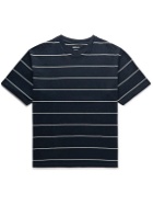 Bellerose - Striped Organic Cotton-Jersey T-Shirt - Blue