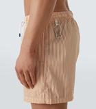 Fedeli Striped terry T-shirt