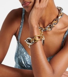 Rabanne Embellished chain bracelet