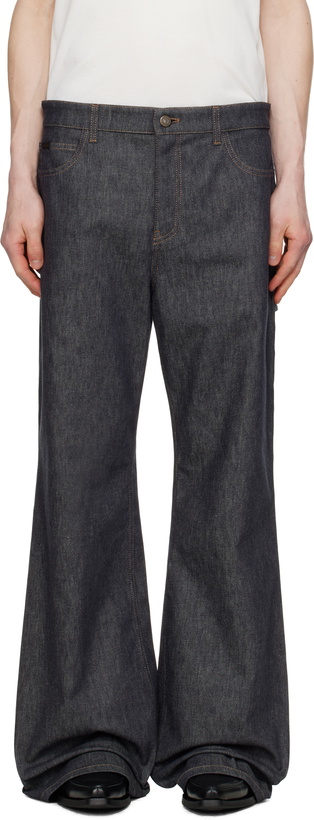 Photo: Courrèges Gray Hammer Baggy Jeans