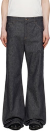Courrèges Gray Hammer Baggy Jeans