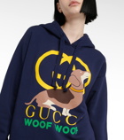 Gucci - Interlocking G printed cotton hoodie