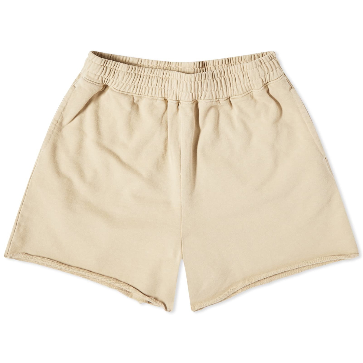 Raw edge sweat online shorts