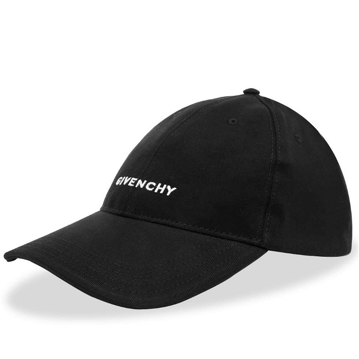 Photo: Givenchy Embroidered Logo Curved Peak Cap