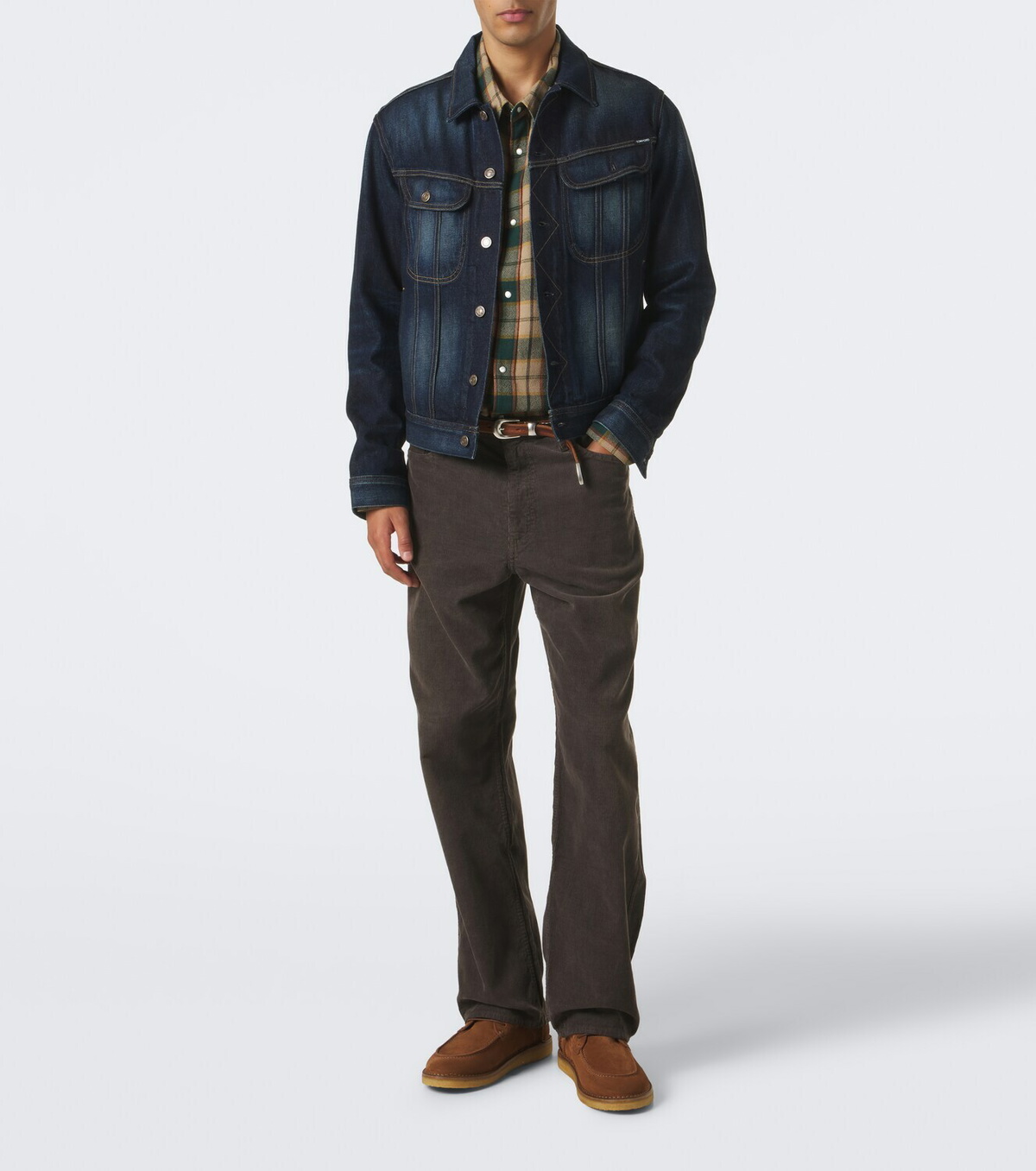 Visvim Meridian plaid wool and linen shirt