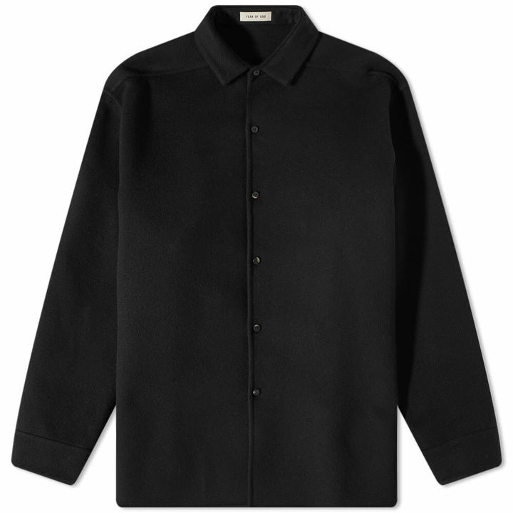 Photo: Fear Of God Men's Eternal Wool Cashmere Overshirt in Black