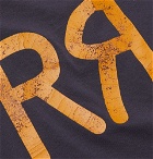 RRL - Slim-Fit Logo-Print Cotton-Jersey T-Shirt - Navy