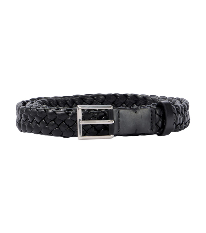 Photo: Bottega Veneta Solo Intrecciato leather belt