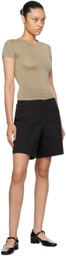 Fax Copy Express Black Casual Shorts