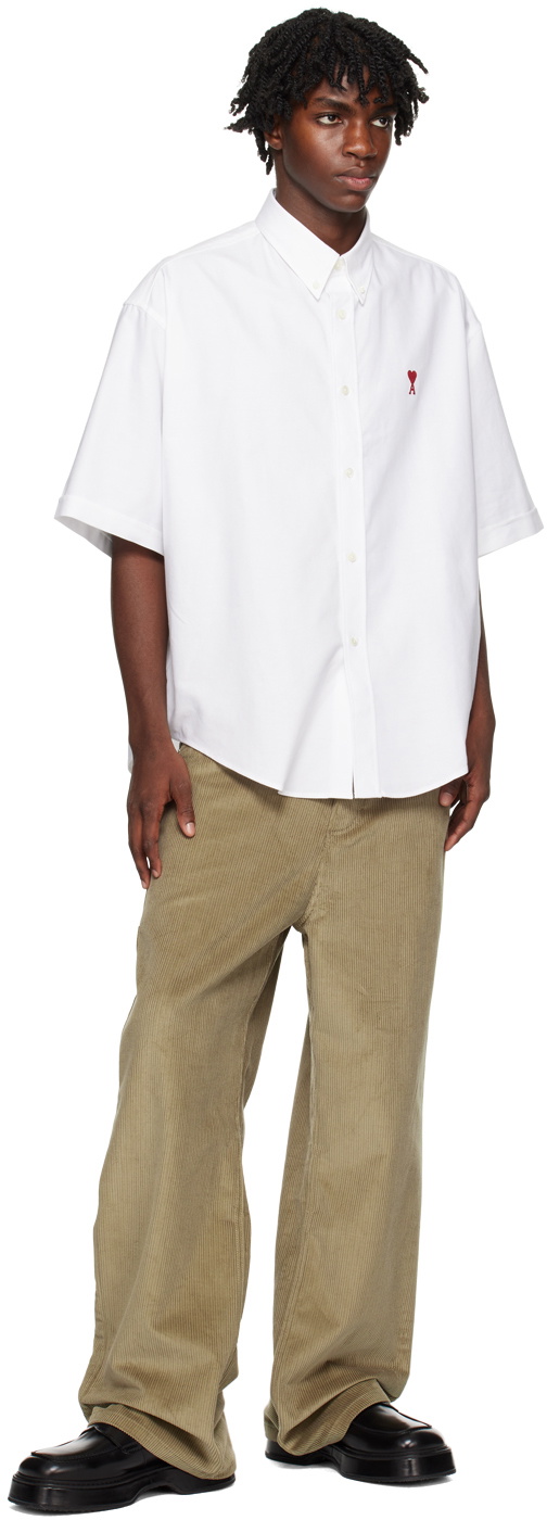 AMI Paris White Ami De Cœur Shirt