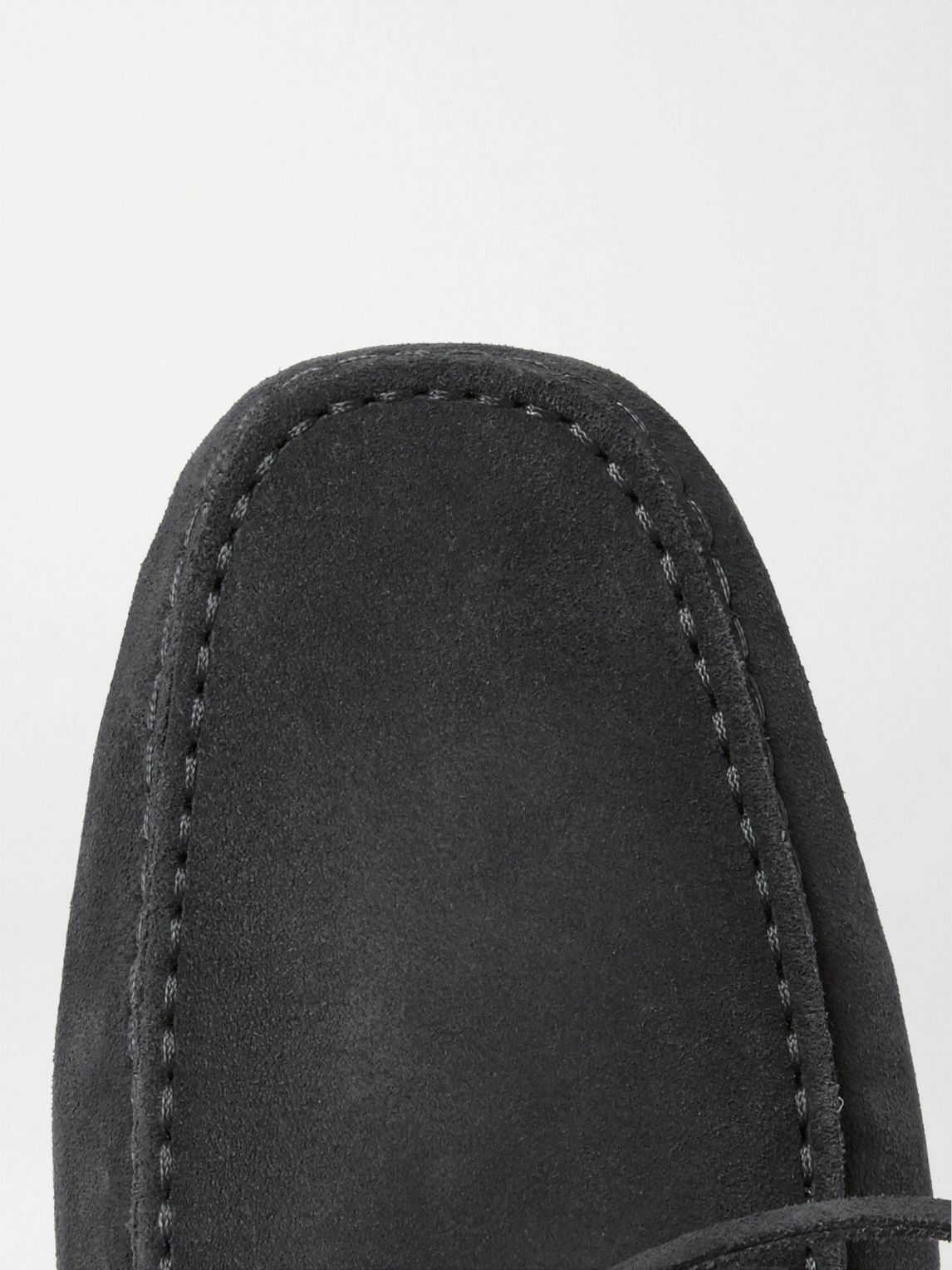 Tod's - Gommino Suede Driving Shoes - Gray