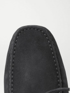 Tod's - Gommino Suede Driving Shoes - Gray