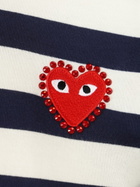 Comme des Garçons Play Striped Cotton Sweater